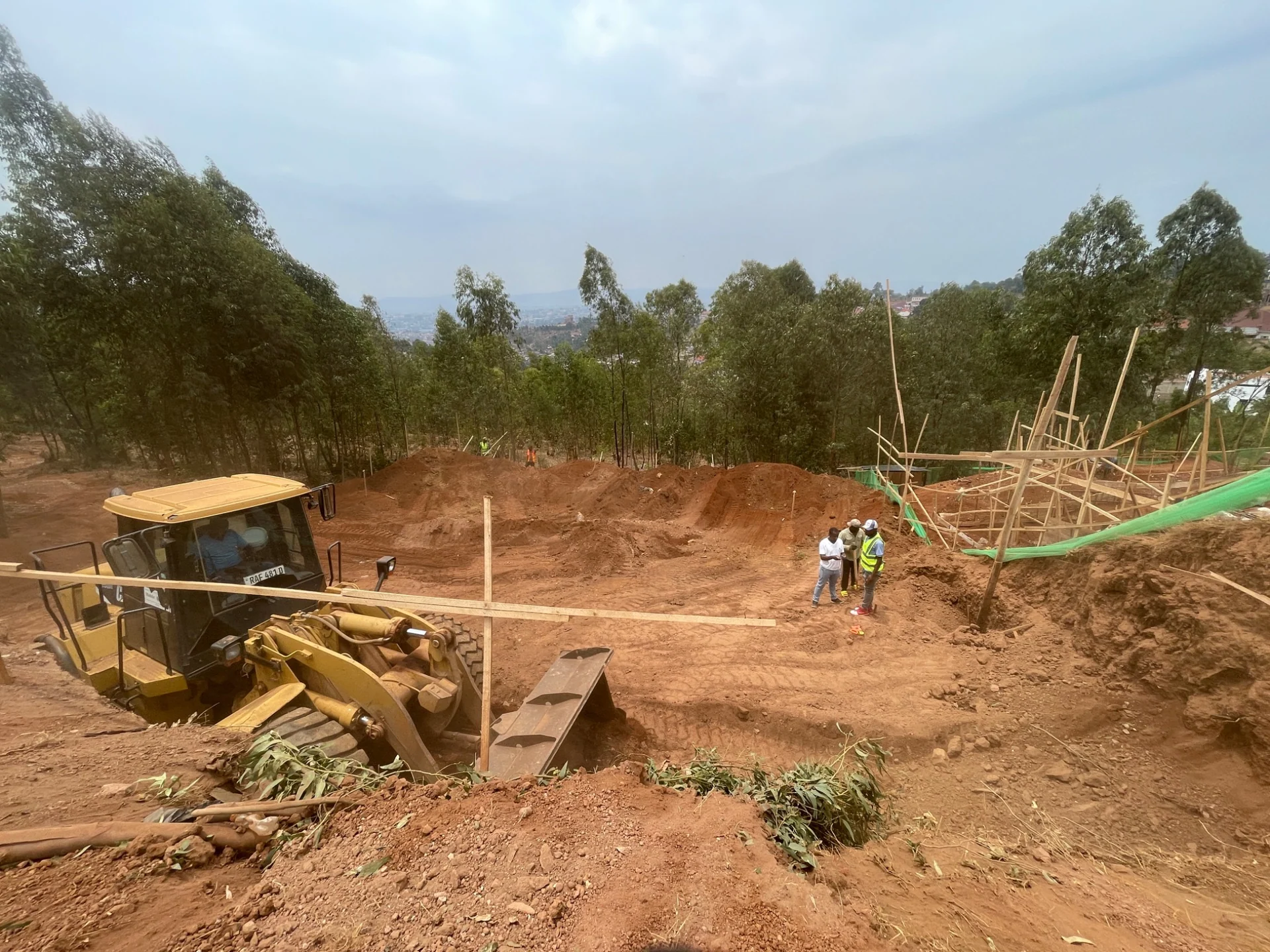 Early earthworks — original project photograph
